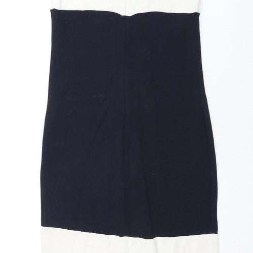 Hobbs Women's Black & White Shift Dress Size 8