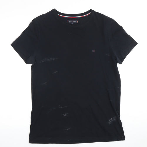 Tommy Hilfiger Men's Black Crew Neck T-Shirt M