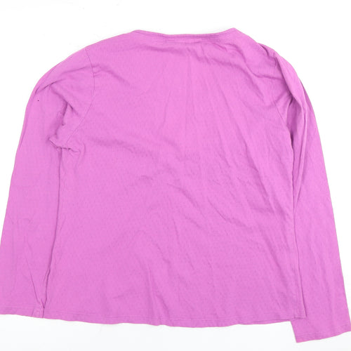 Patrizia Pepe Women’s Pink V-Neck Long Sleeve T-Shirt