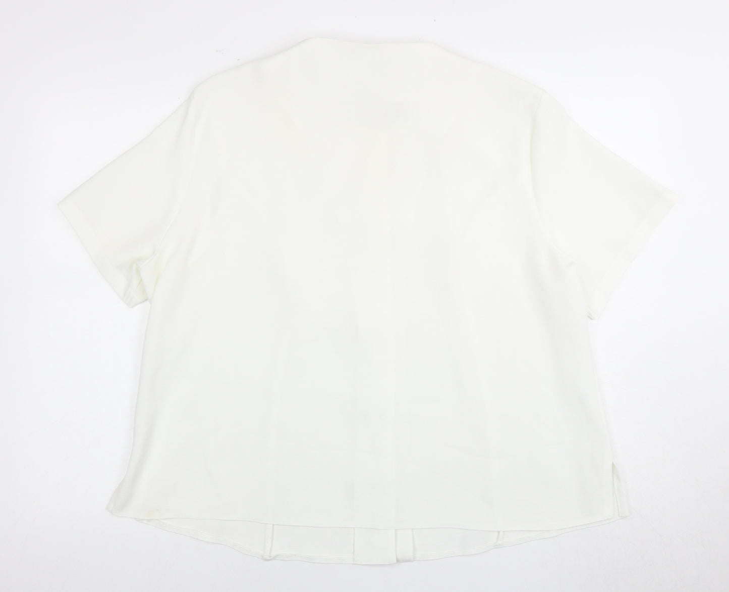 Honor Millburn Women's White Button-Up Top Size 22