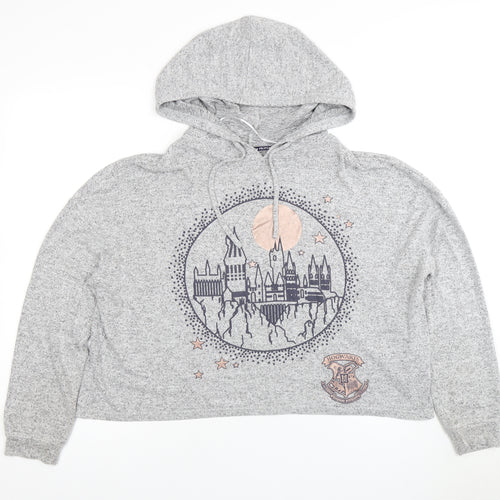 H. Potter Grey Women's Pullover Hoodie Size 6,8