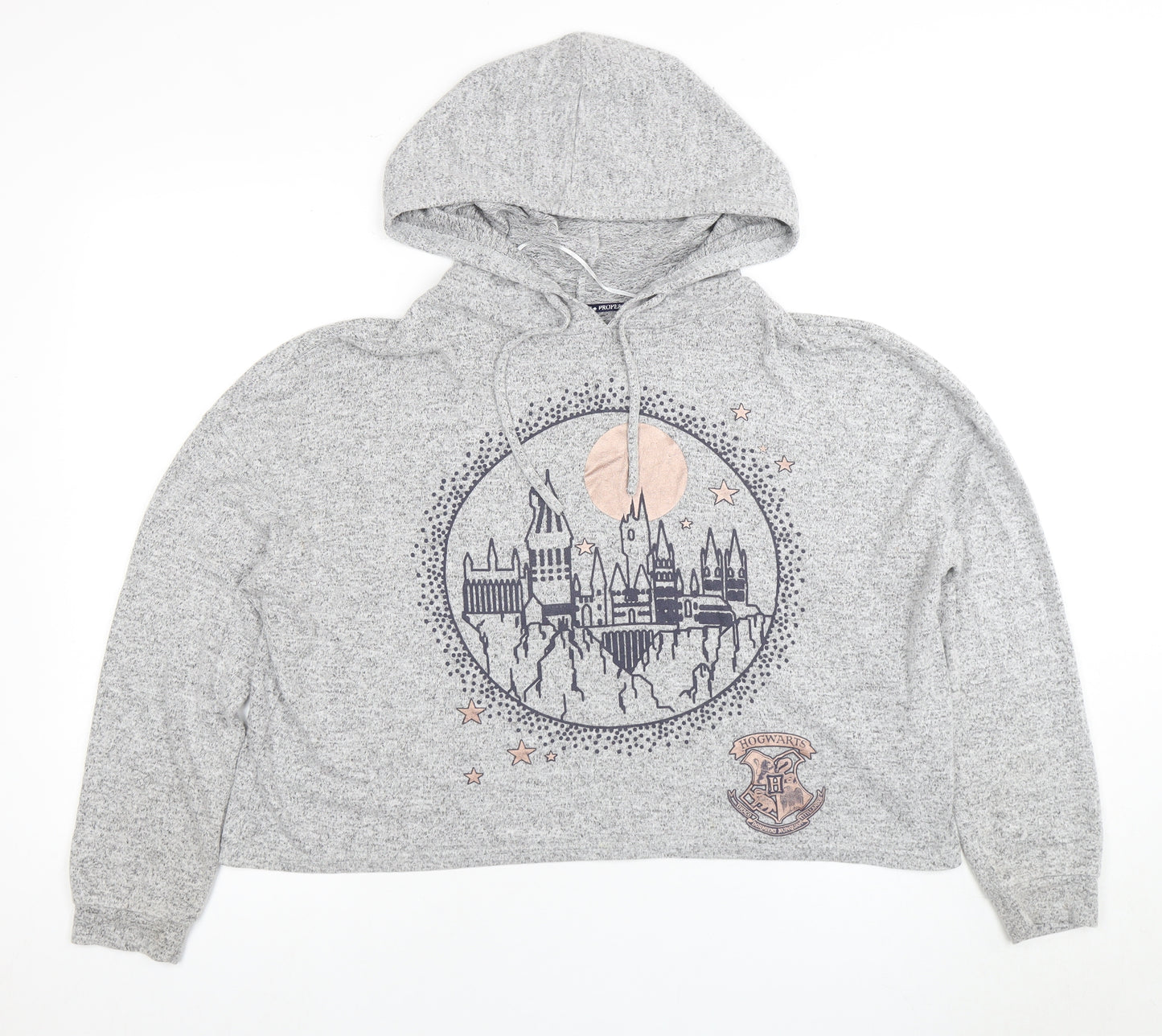 H. Potter Grey Women's Pullover Hoodie Size 6,8