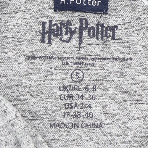 H. Potter Grey Women's Pullover Hoodie Size 6,8