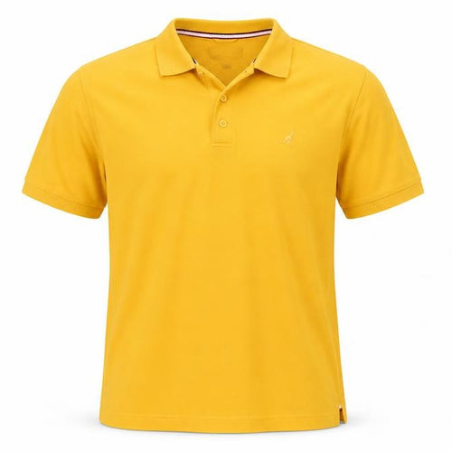 Kangol Men's XL Yellow Cotton Polo Shirt