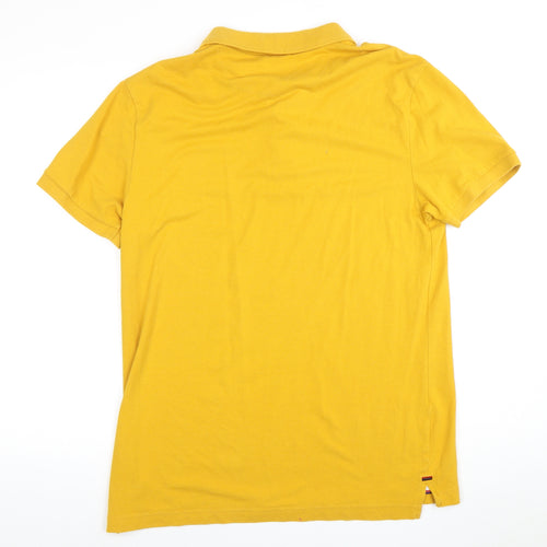 Kangol Men's XL Yellow Cotton Polo Shirt