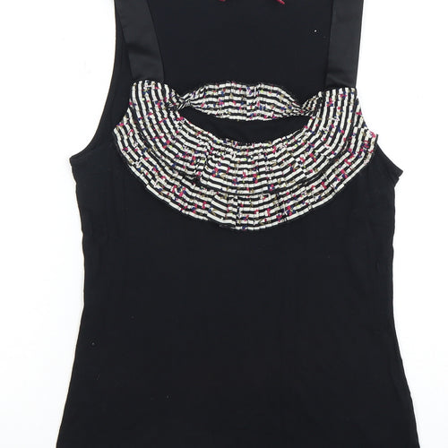 Ted Baker Women’s Black Tank Top, Size 10, Casual Wear