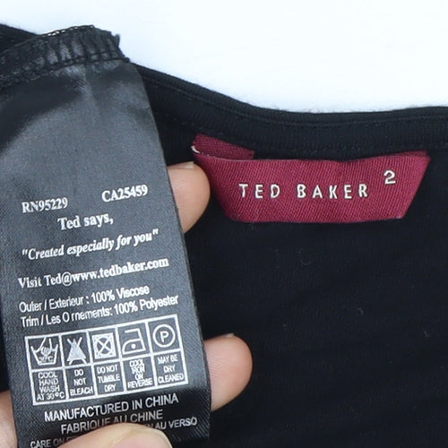 Ted Baker Women’s Black Tank Top, Size 10, Casual Wear