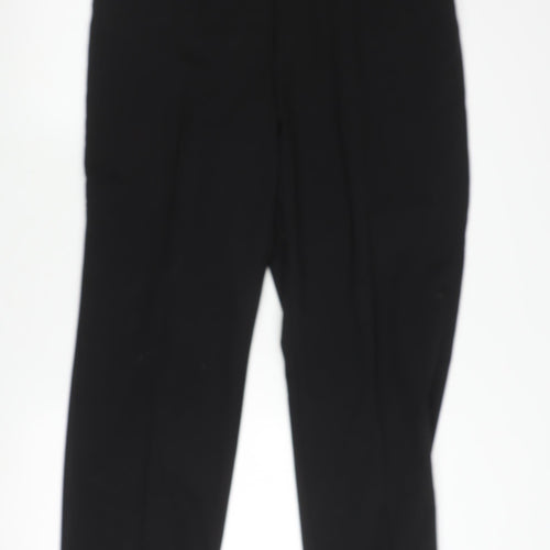 Moss Bros Men's Black Trousers Size 36 Business