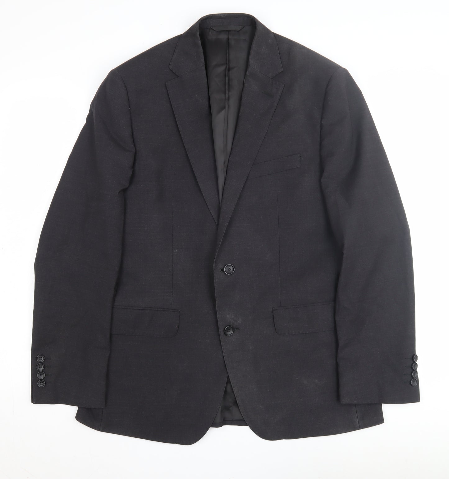 Moss 1851 Men's Grey Regular Suit Jacket 40R