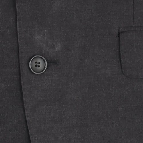 Moss 1851 Men's Grey Regular Suit Jacket 40R
