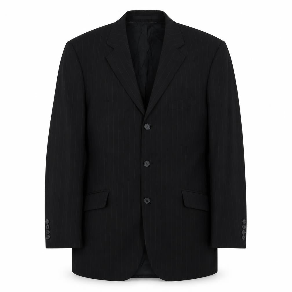 Front view of Jeff Banks Men's Blue Regular Fit Suit Jacket 42R