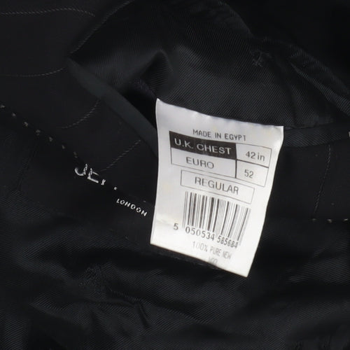 Jeff Banks Men's Blue Regular Fit Suit Jacket 42R