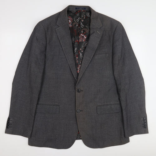 Sawyers & Hendricks Grey Men's Slim Blazer 42R
