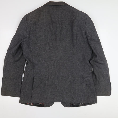 Sawyers & Hendricks Grey Men's Slim Blazer 42R