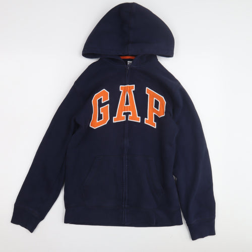 GAP Boys Blue Full Zip Hoodie in Size 16 Years