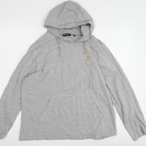 Brave Soul Men's Grey XL Pullover Hoodie