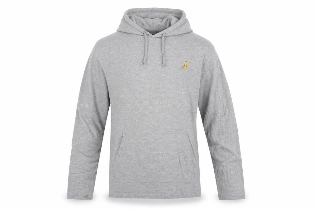 Front view of Brave Soul Men's Grey XL Pullover Hoodie