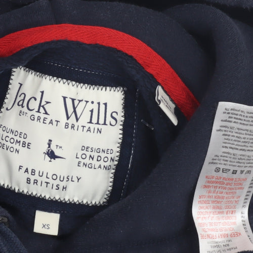 Jack Wills Men's Blue Hoodie XS Pullover Style
