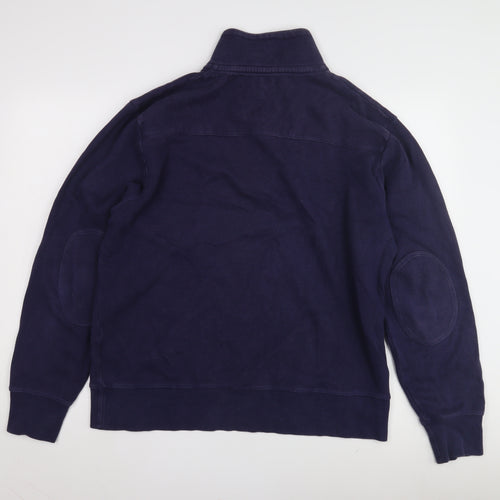 GANT Men's Blue XL 1/2 Zip Sweatshirt