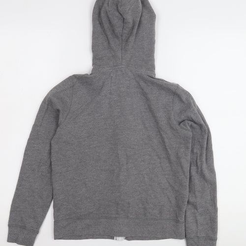 Abercrombie Kids Boys Grey Full Zip Hoodie, Size 11-12