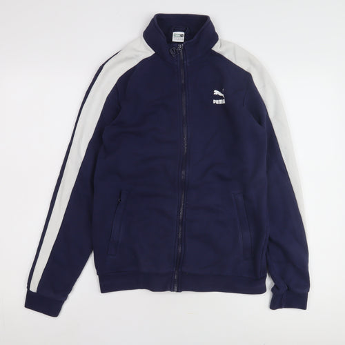 Puma Boys Blue XL Track Jacket with Logo Accents