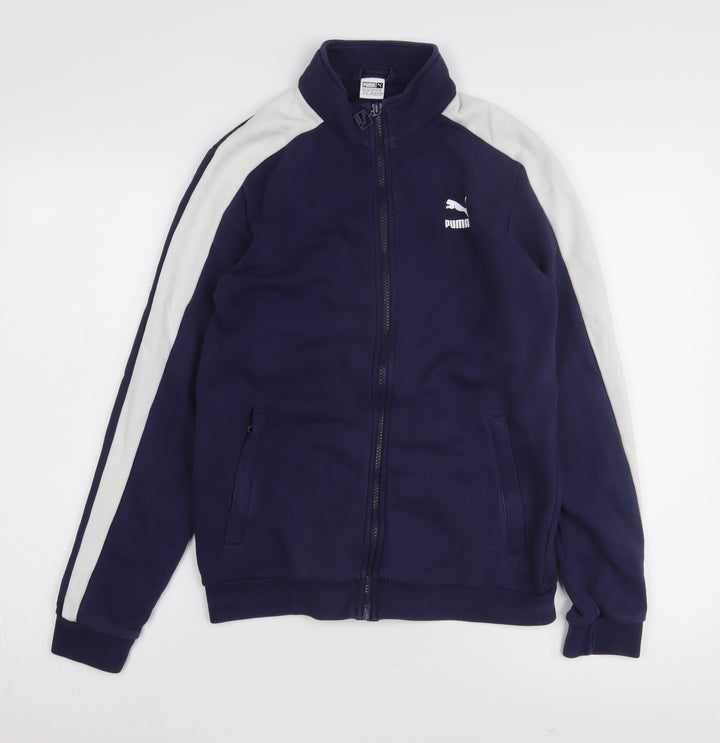 Puma Boys Blue XL Track Jacket with Logo Accents