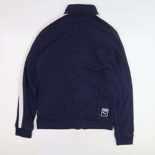 Puma Boys Blue XL Track Jacket with Logo Accents