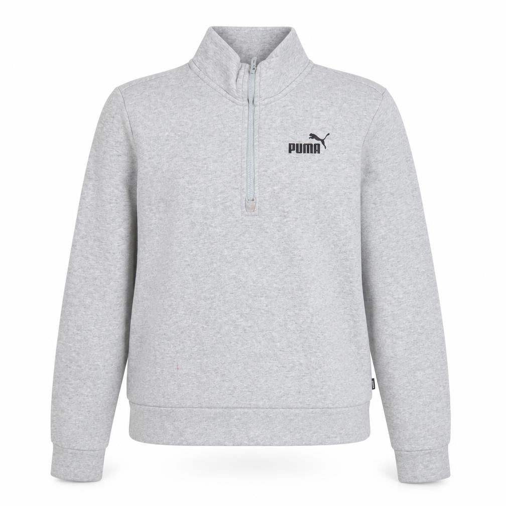 Front view of Puma Women's Grey Pullover Sweatshirt -, size 10