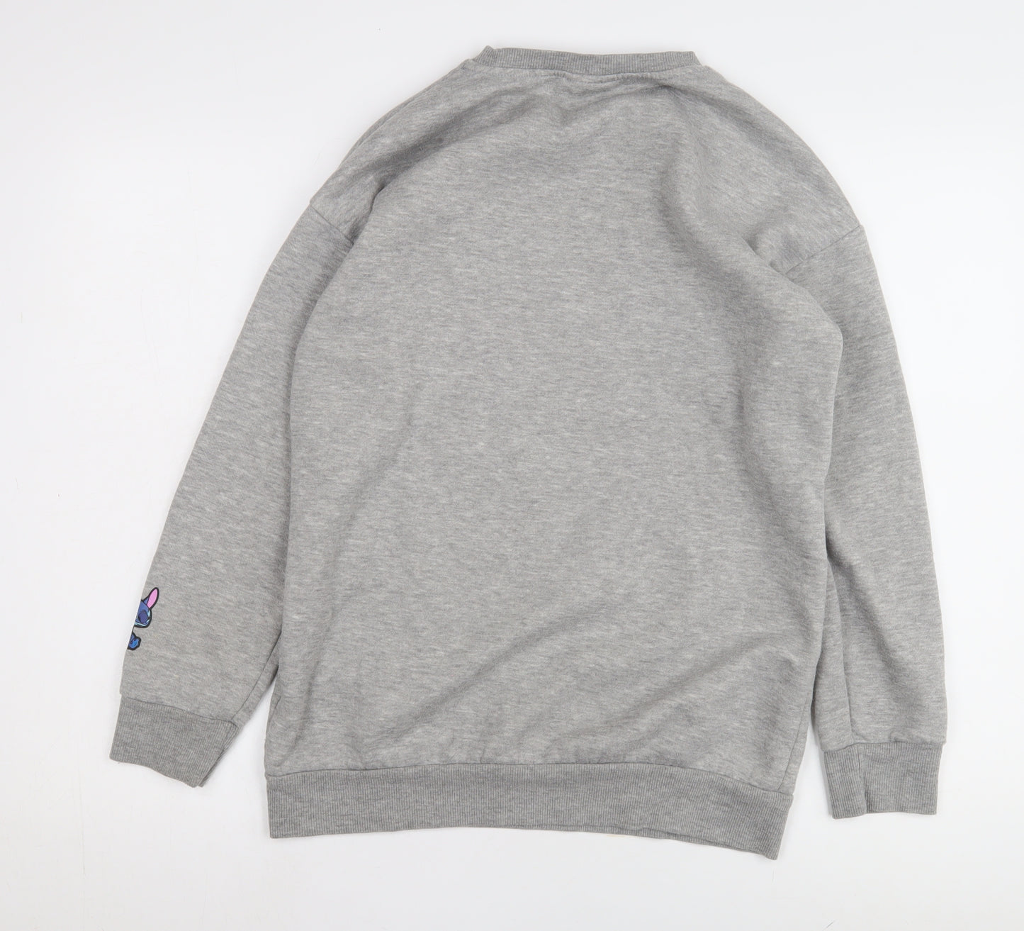 Disney Women's Grey Stitch Sweatshirt, Size S, Casual