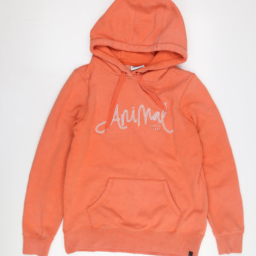 Animal Women's Orange Pullover Hoodie Size 12