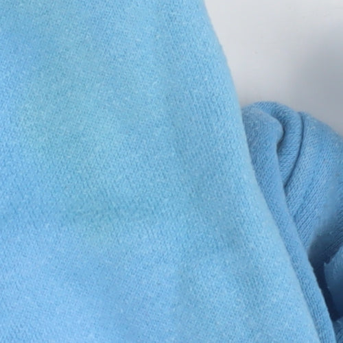 Hollister Blue Unisex Pullover Hoodie M - Casual & Trendy