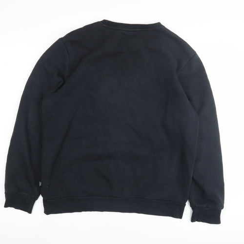 Puma Men's Black Crew Neck Sweatshirt Size M
