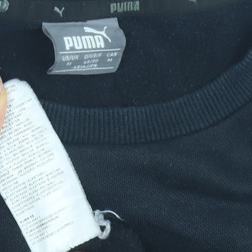 Puma Men's Black Crew Neck Sweatshirt Size M