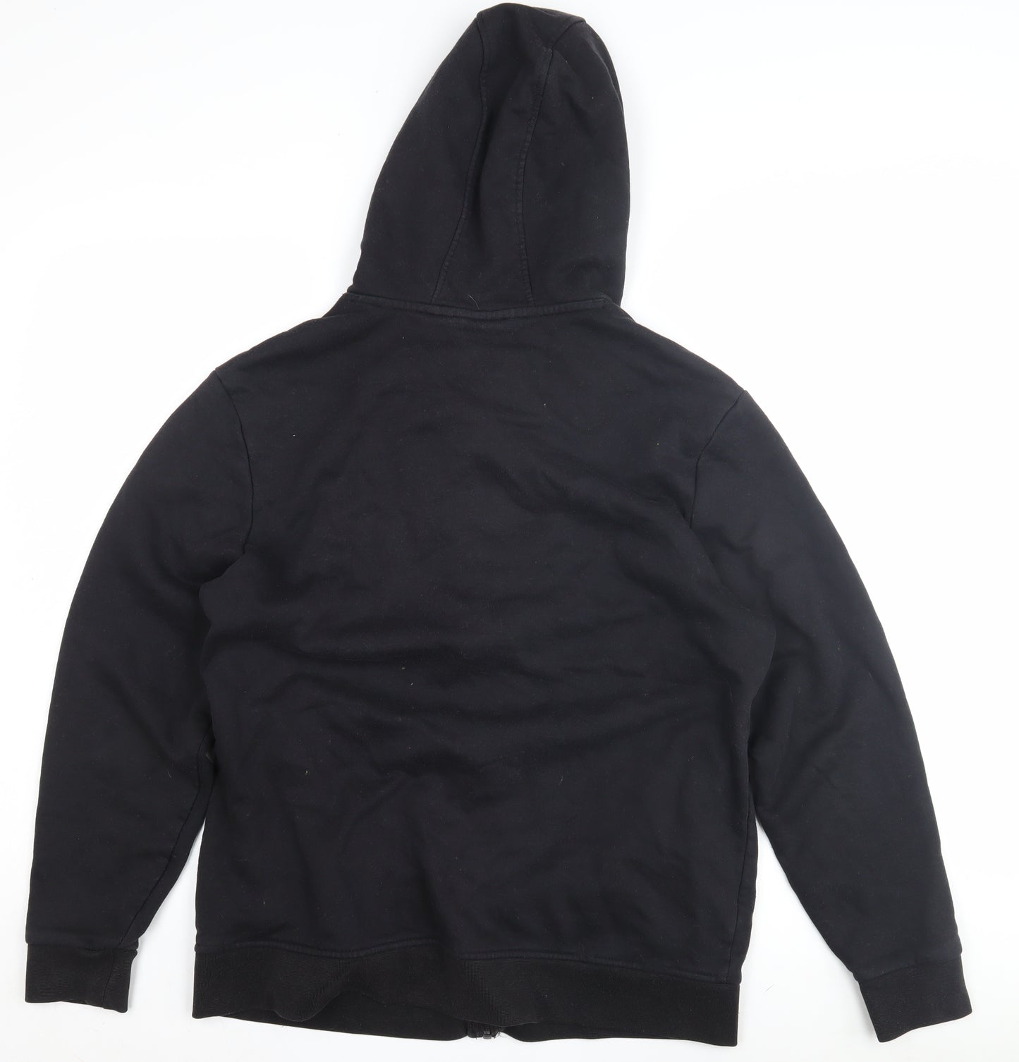 Lonsdale Unisex Black Full Zip Hoodie Size 14