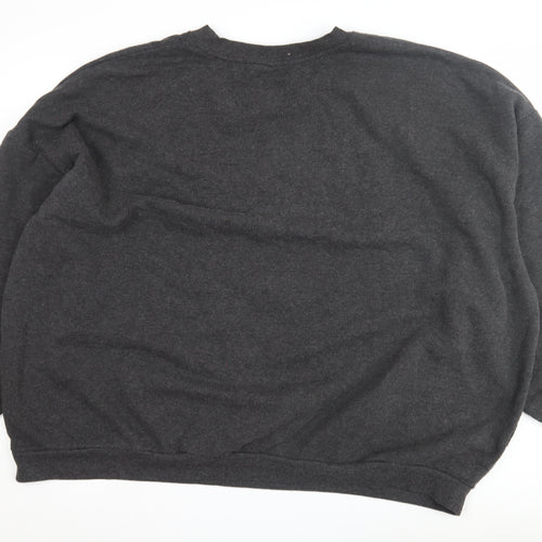Disney George Bambi Unisex Black Pullover Sweatshirt Size 24