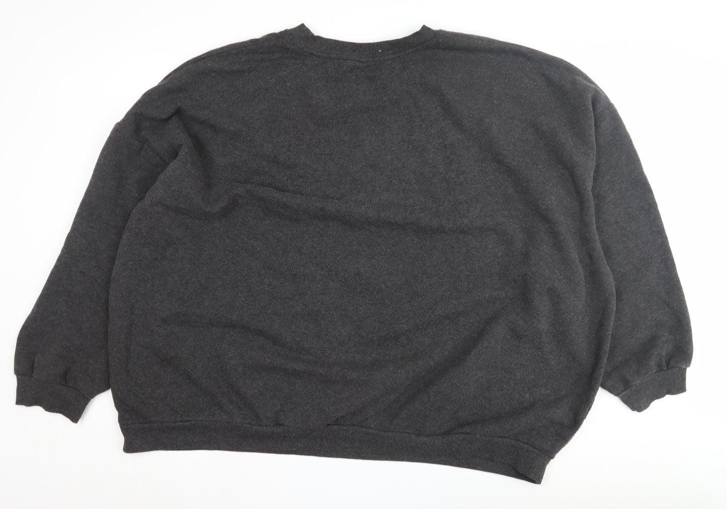 Disney George Bambi Unisex Black Pullover Sweatshirt Size 24