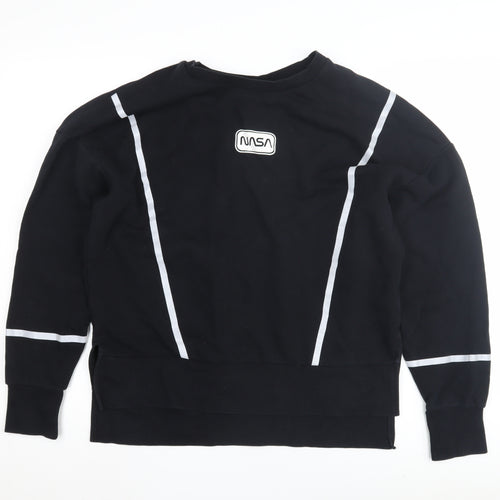 NASA Unisex Black XS Pullover Sweatshirt