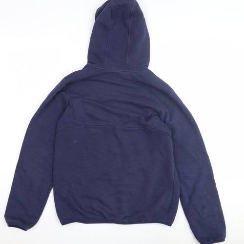 Puma Boys Blue Pullover Hoodie, Size 14-16, Logo Sportswear