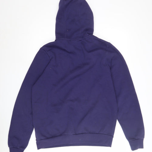 Slazenger Men's Purple Hoodie S Pullover with Logo