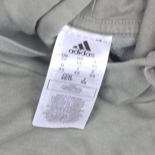 Adidas Men's Green Pullover Hoodie XS
