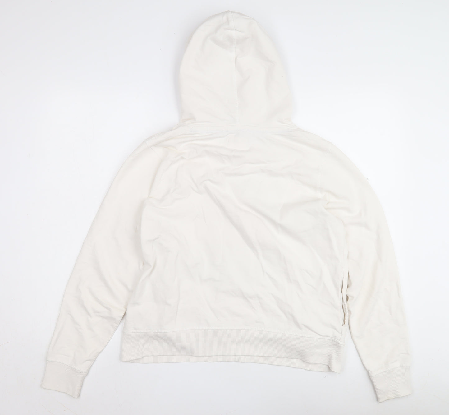 Saltrock Unisex White Pullover Hoodie, Graphic Print, Casual