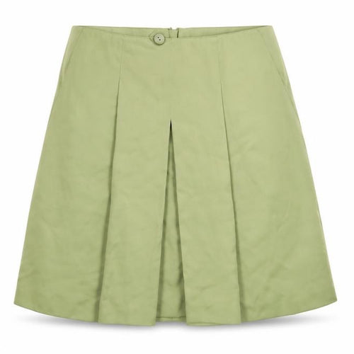 Next Women's Green Pleated Skirt UK Size 12 Casual