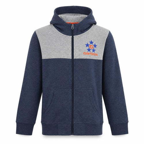 Carbrini Boys Blue Grey Full Zip Hoodie 12-13 Years