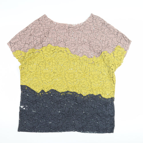 Next Women's Multicoloured Lace Blouse, Size 18