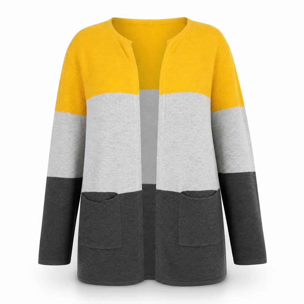 Front view of Spirit Women's Multicoloured Cardigan, size 16