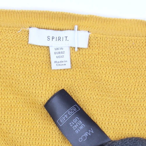 SPIRIT Women's Multicoloured Cardigan Size 16
