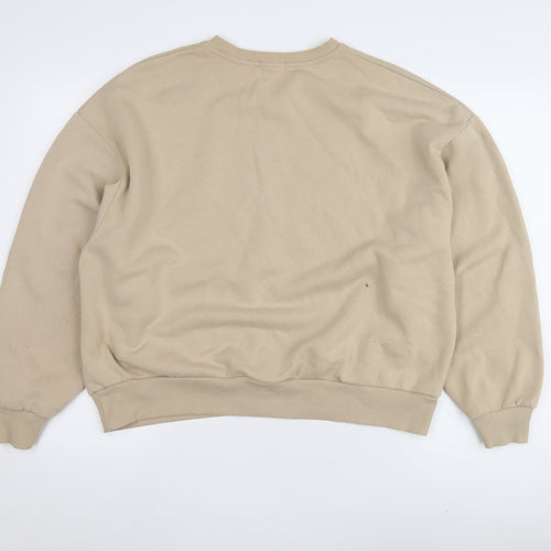 Stradivarius Beige Women's Sweatshirt, Size 14