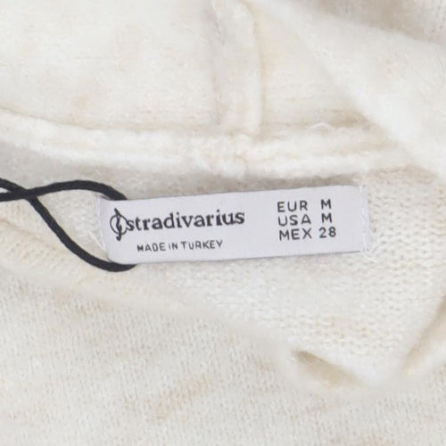 Stradivarius Women's Ivory Cardigan Size 12