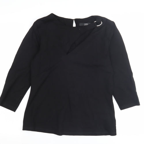 Star by Julien Macdonald Women's Black Blouse, Size 16