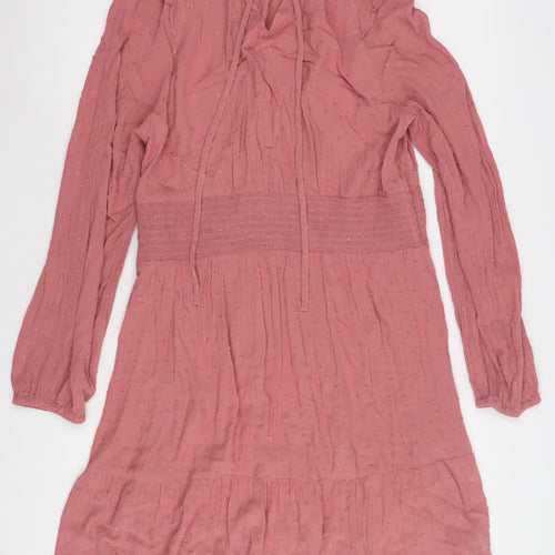 Marks and Spencer Women's Pink Short V-Neck Dress